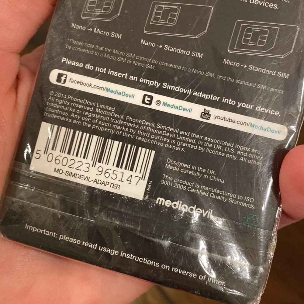 Simdevil SIM card adapter kit​